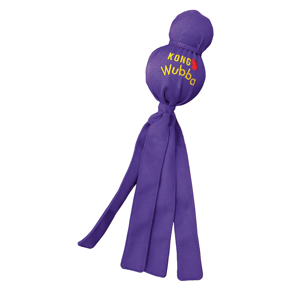 KONG Wubba, juguete de tirón para perros con agarre fácil para jugar