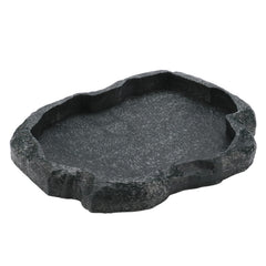KooingTech plato-reptil imita piedra para un bebedero natural y cómodo.