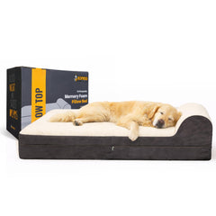KOPEKS Jumbo cama ortopédica para perros con espuma memory de 7 pulgadas para confort