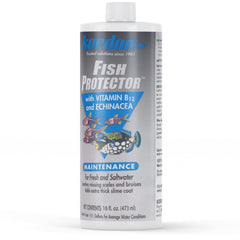 Protector de Peces Kordon en botella de 16 onzas para acuario, calma peces durante manejo.