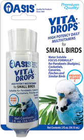Kordon Vita Drops: bote 2 oz para aves pequeñas, apoyo diario.