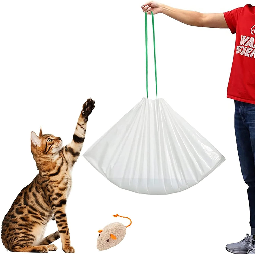 KropBom bolsas para caja de arena 46 x 19, tamaño extra grande para bandejas grandes.