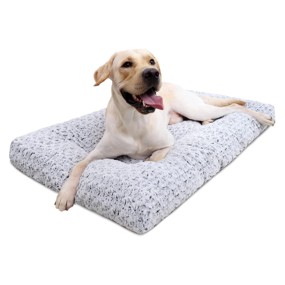 KSIIA cama para perros lavable deluxe, suave y acolchada.