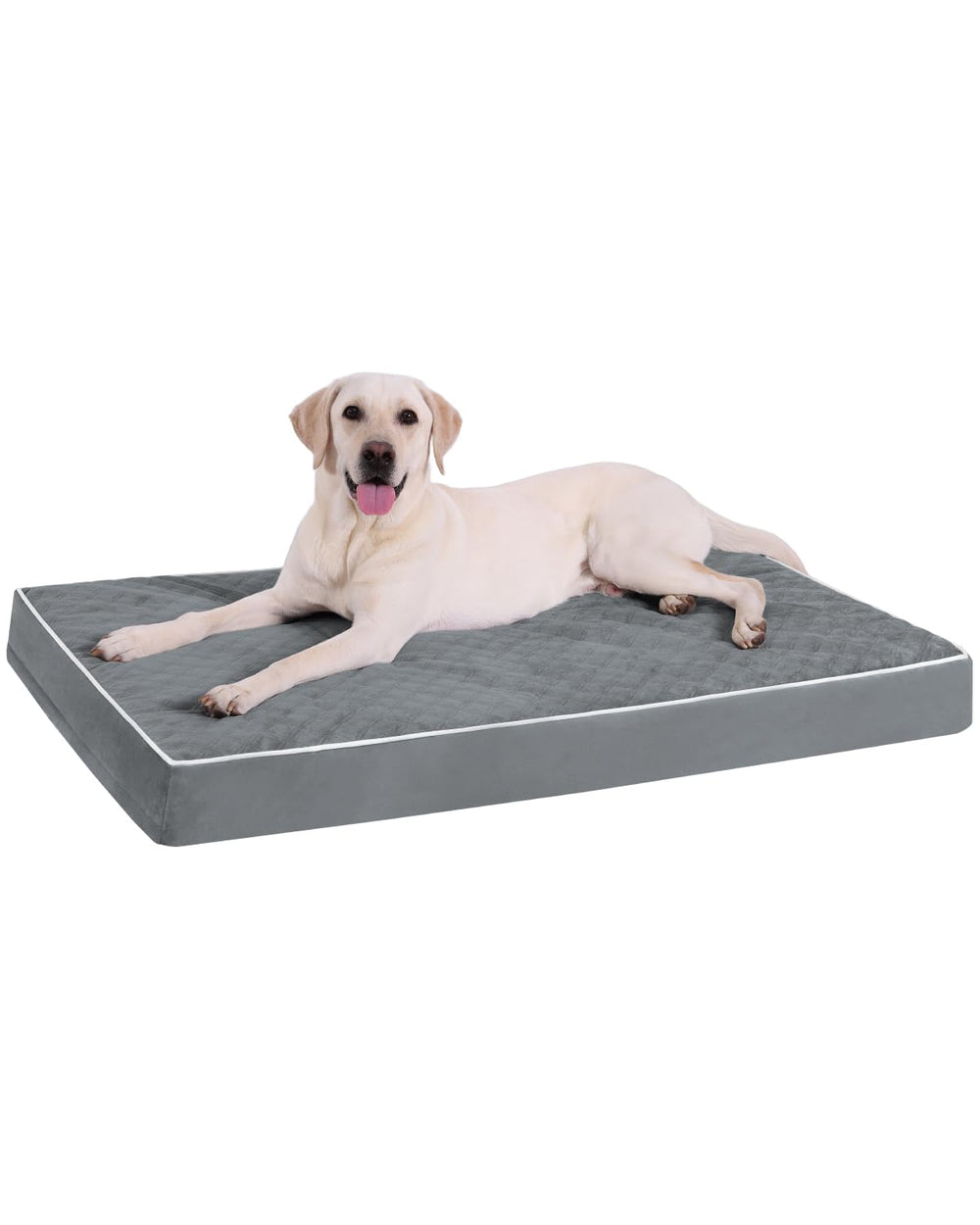 KSIIA cama XL para perro dentro de jaula, impermeable y cómoda.