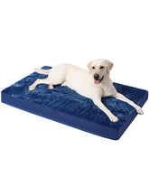 KSIIA Cama Ortópedica para Perros con funda jaula impermeable protege contra derrames