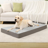 KSIIA cama ortopédica para perro XL con funda impermeable, descanso cómodo