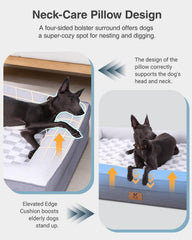 KSIIIA forro impermeable con cierre protege la espuma ortopédica.