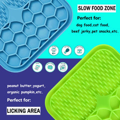 Kwispel Lick Mat para perros, superficie texturizada que favorece lamido relajante.
