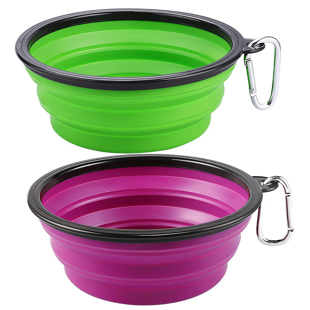 Bol pliable Kytely pop-up 34oz, prêt pour voyage et randonnée.