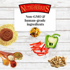 LAFEBER'S El Paso Nutri-Berries forma redonda que estimula el pico y la exploración.