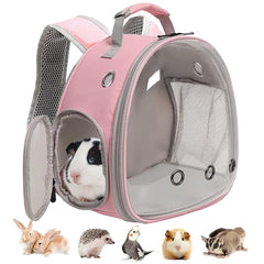 LAIRIES portador para cobayas con ventana burbuja transparente para ver a tu mascota