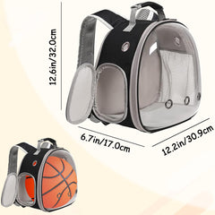 LAIRIES mochila para animales, ventana transparente para seguimiento durante el paseo.