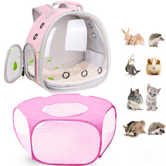 LAIRIES Mochila transporte para mascotas pequeñas, comodidad en viajes.