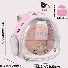 LAIRIES mochila con ventilaciones laterales para flujo de aire constante y comodidad.