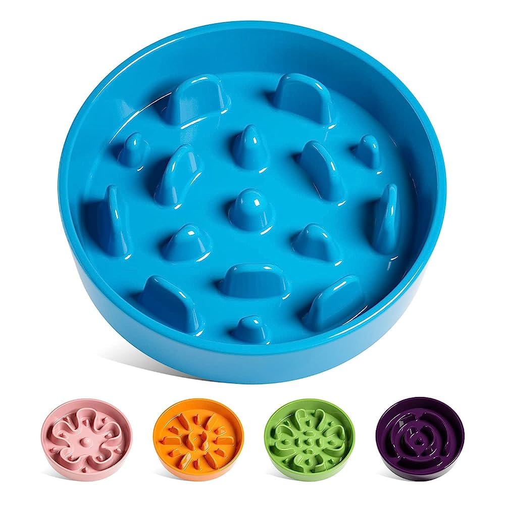 LE TAUCI tazón cerámico lento para perros, facilita comer despacio.