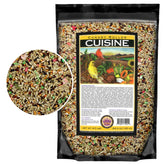 LEACH Canary Cuisine, envase de 4 libras para alimentación diaria de canarios.