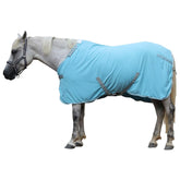 LEAFOREST manta de pelo polar para caballo en azul 66 pulgadas, mantiene al caballo cómodo tras el baño