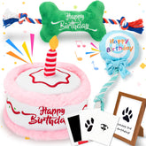 LECHONG kit-cumpleanos-perro-7piezas, ideal para celebrar su día especial.