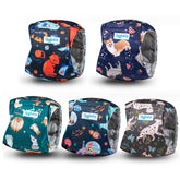 Pañales Leekalos para perro macho con banda de vientre y cintura ajustable, para ajuste cómodo.