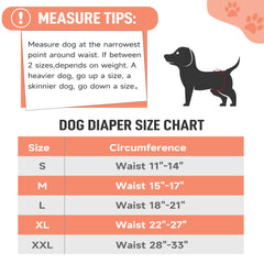 Pañales Leekalos para perro macho con diseño de 3 capas de absorción.