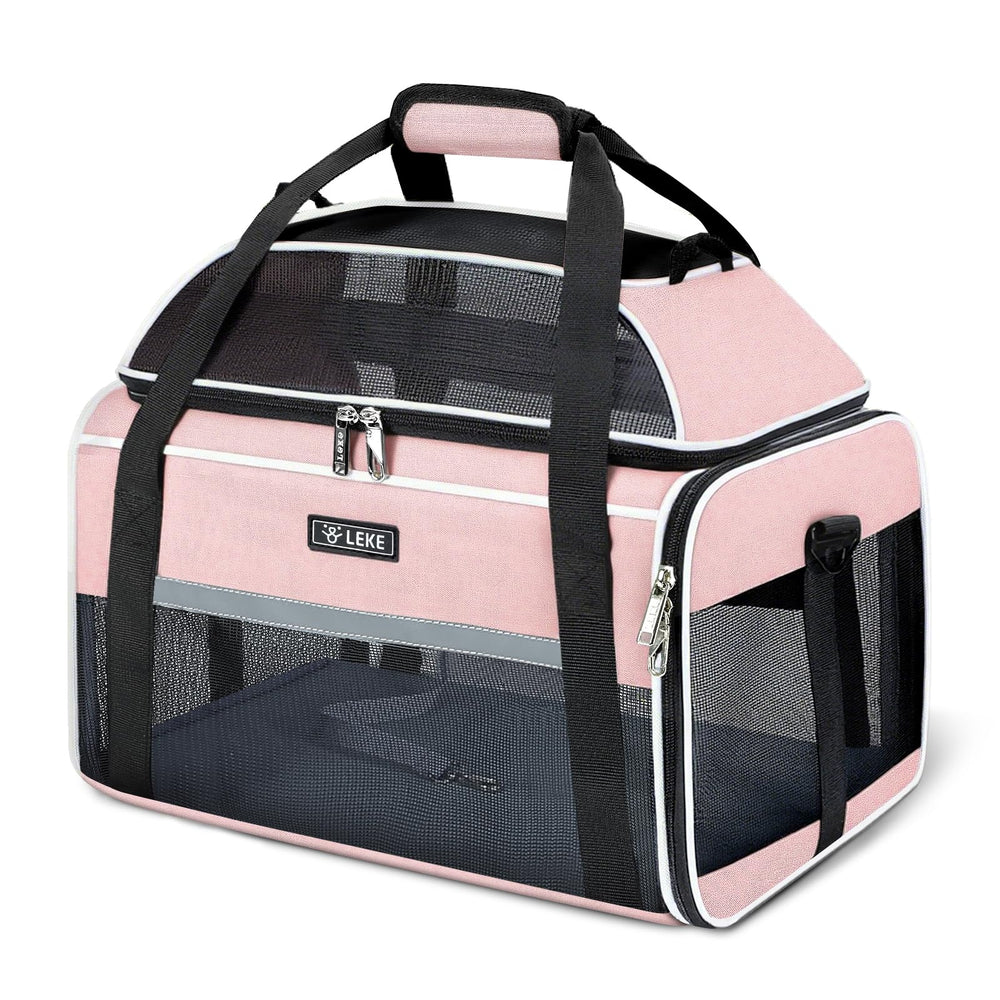 Lekereise transportín mascotas expandible frontal para mayor libertad de movimiento.