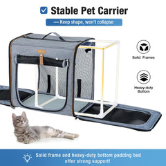 Lekereise ventilación con malla amplia para menos estrés durante el viaje.