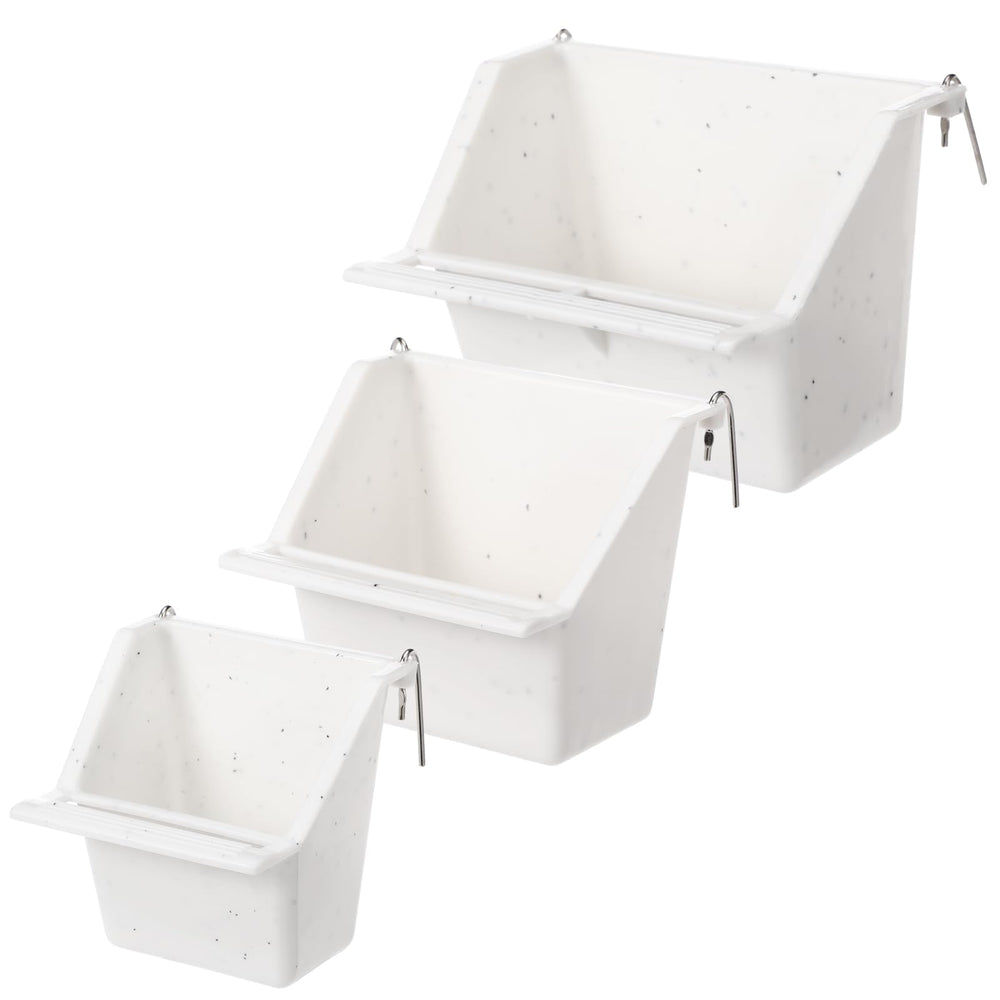 LemonRoad alimentador jaula aves, ala grande, estable para comida y agua
