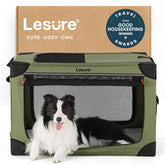 LE SURE caja perro plegable 36 pulgadas, ideal para viajes.