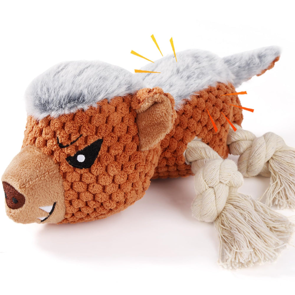 Letsmeet Juguete para perros con soga, ideal para tirones y juegos interactivos.