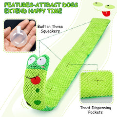 Jouet Letsmeet Squeak à triple couineur, divertissant et excitant pour votre chien.