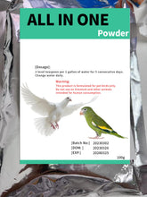 Liovsiso polvo medicina palomas, apoyo al cuidado diario de aves.