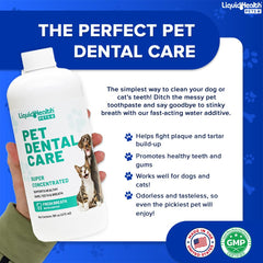 LIQUIDHEALTH dientes y encías, higiene bucal para mascotas