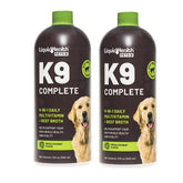 LIQUIDHEALTH K9 Complete frasco, fórmula 8 en 1 para apoyo general de perros.