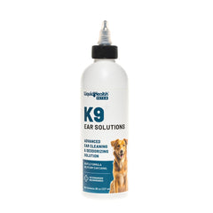 LIQUIDHEALTH K9 bote de gotas para orejas, limpieza segura tras nadar.