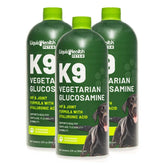 LIQUIDHEALTH Pets K9 glucosamina en bote para articulaciones saludables.