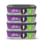 Litter Genie relleno estándar 4 unidades, 56 pies, control de olores para casa.