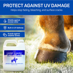 LivingstonTech Sellante de Pezuñas, protección UV para evitar decoloración y agrietamiento.