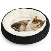 Love's cabin cama redonda con forma de nido para gatos y perros pequeños.