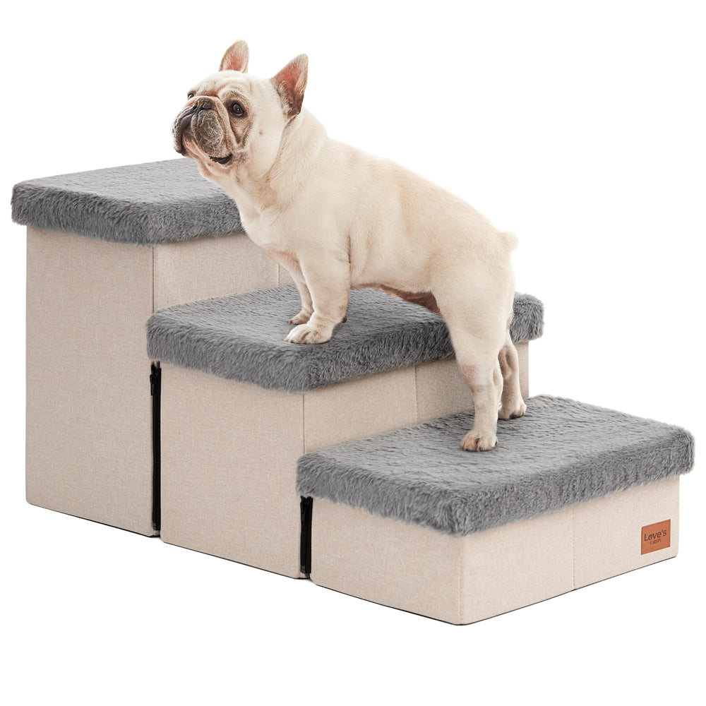 Love's cabin escalera para perros cama alta 18 pulgadas, acceso seguro.