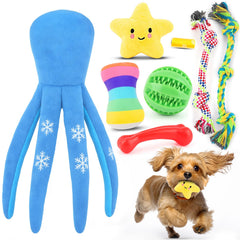 LOYEE Juguete de peluche con chirrido para cachorros pequeños, ideal para juego interactivo.