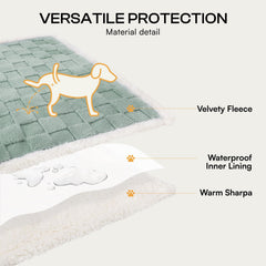 Luciphia manta impermeable para perros, capa oculta evita derrames