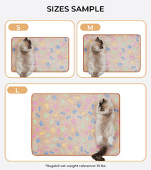 Luciphia: couverture peluche motif os rose grand, protège meubles et offre chaleur.