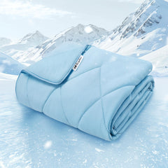 Luciphia manta refrigerante para perros, azul 29x40, sensación fresca.