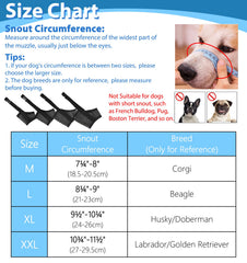 LUCKYPAW bozal de malla transpirable para buena ventilación.