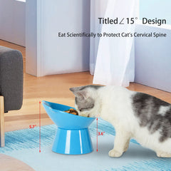 LuckyPots plato gato anti-deslizante evita movimientos durante la comida