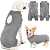 Lukovee Recovery Suit para perros: ajuste seguro para recuperación cómoda.