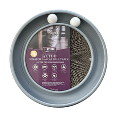 LYCTDD Juguete interactivo para gatos: pista de bolas para estimulación física y juego