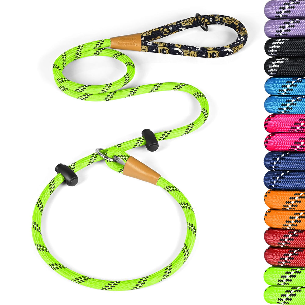 Lynxking correa deslizante para perros reflectante, mejora la visibilidad nocturna