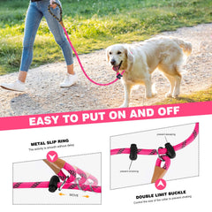 Lynxking Slip Lead: nudos cubiertos con cuero para mayor resistencia.