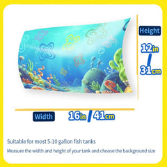 LYYAB fondo multi-habitat para acuario y terrario, listo para uso.